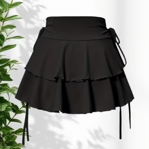 Black Women's Half-Length Skirt